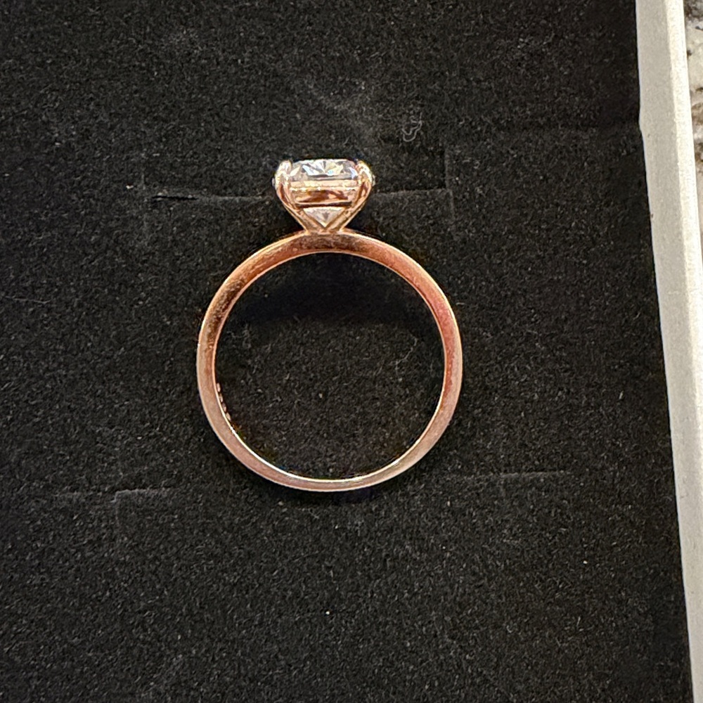 3CT Oval Cut Solitaire Ring 8 - Picture 7 of 13